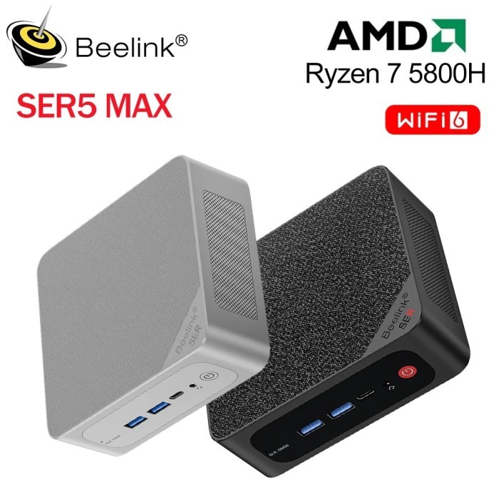 2023 Beelink Ryzen 7 5800H SER5 Max Pro Mini PC AMD DDR4 16GB RAM