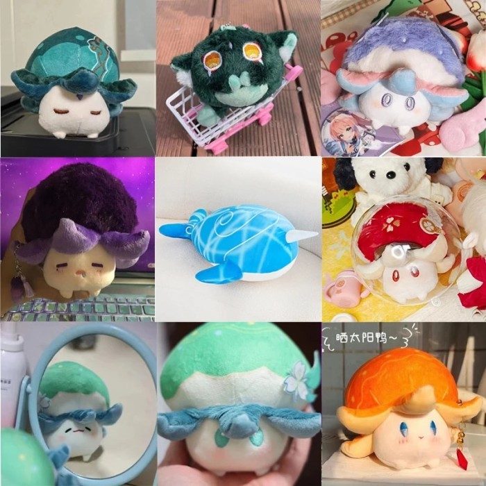 12cm Genshin Impact Xiao Plush Pendant Soft Stuffed Cosplay Game