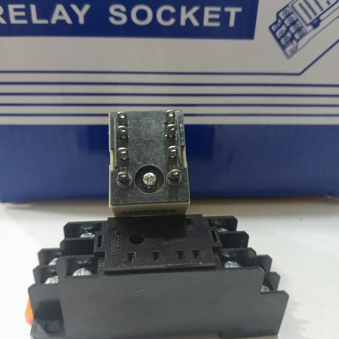 TIMER OMRON ORIGINAL H3Y2 30 MENIT MINUTE 220VAC PLUS SOCKET/TIMER OMRON H3Y 2