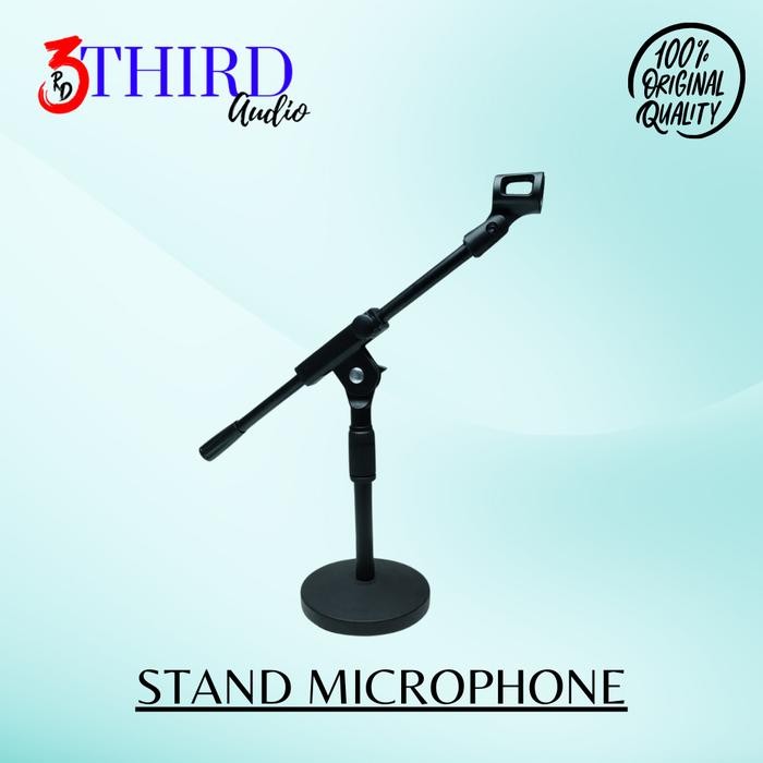 Stand Microphone Stand Mic Meja Pendek