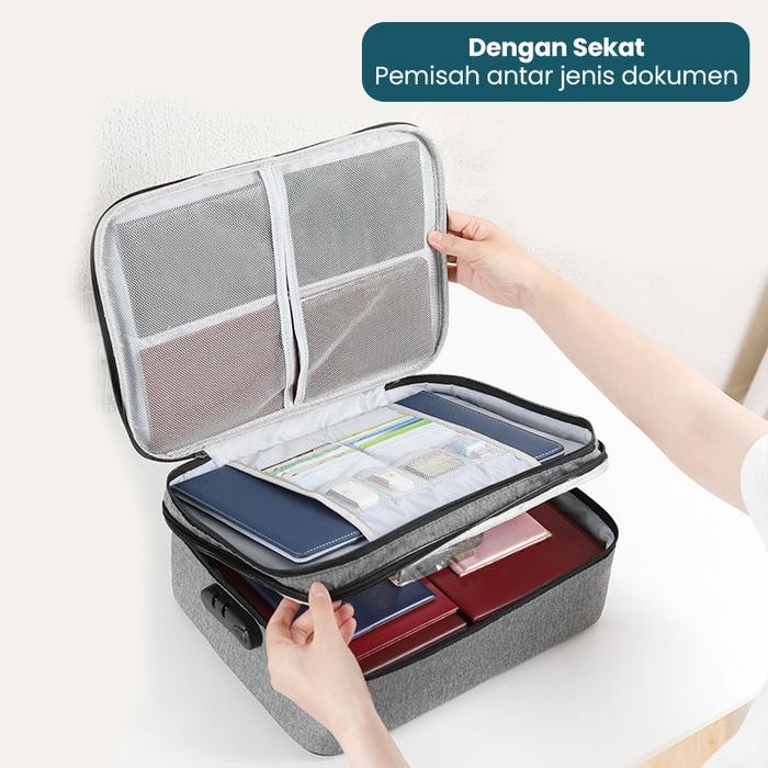 

Promo Dejavu Tas Dokumen Penyimpanan Berkas Bag Storage Security Lock Hdk307 Berkualitas