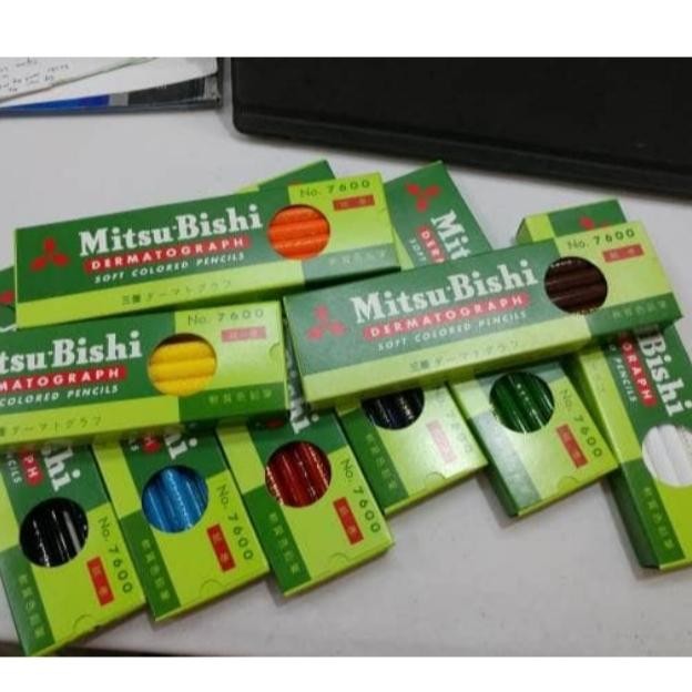 

Ready JT pensil kaca mitsubishi dermatograph 7600 original harga 1 pcs