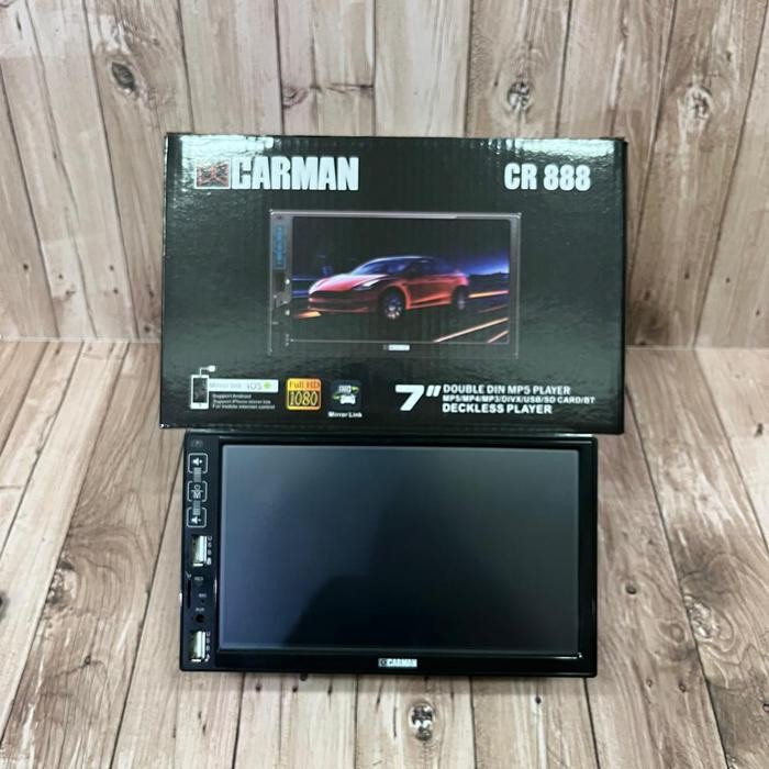 Headunit deckless mp5 Carman bluetooth autolink doubledin tv mobil TERLARIS