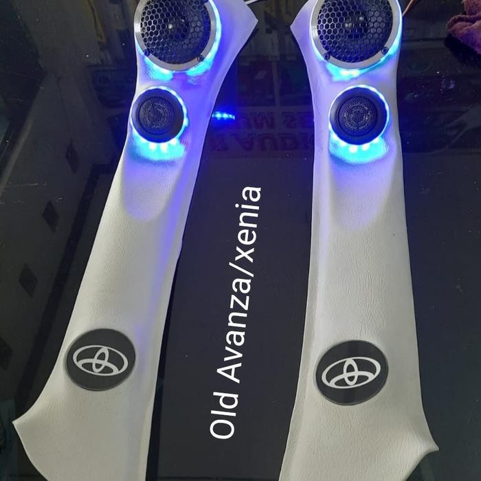 Pilar 3way Old Avanza/Xenia 2005-2011 Free Ram tutup midrange 3" TERLARIS