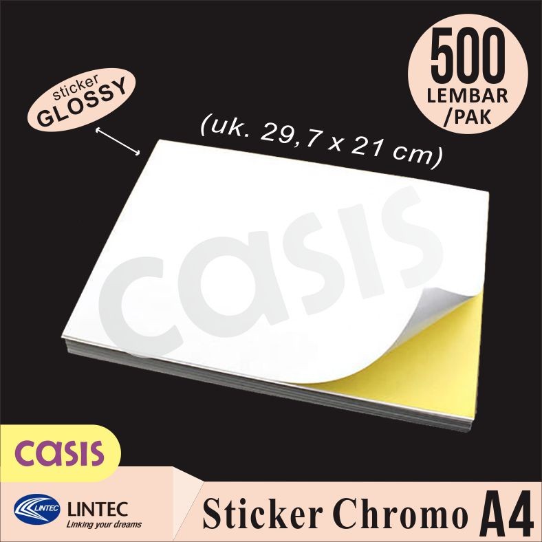 

Lbr Stiker Chromo Glossy A4 - Lintec - CASIS
