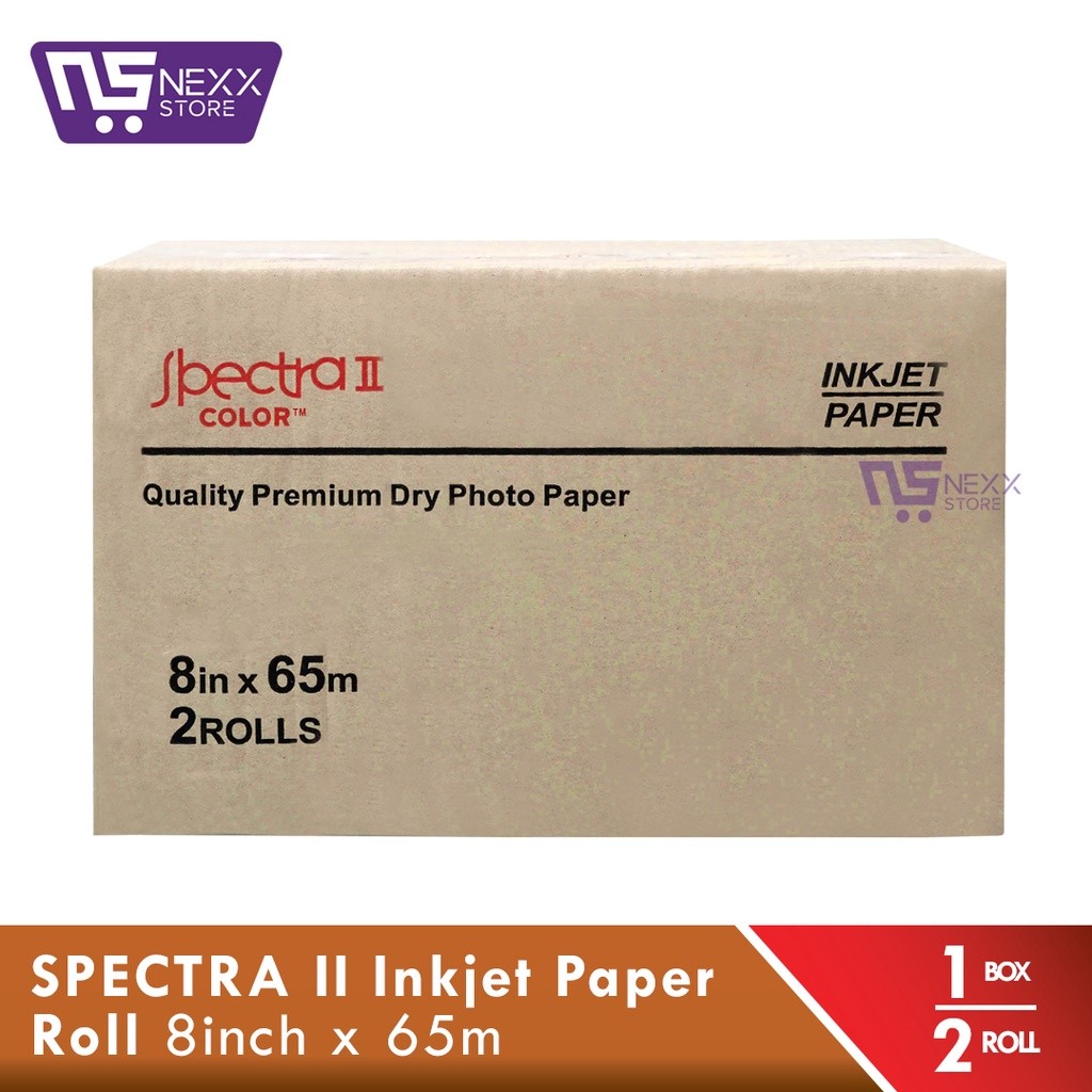 

SPECTRA II Inkjet Paper ROLL - 8 in x 65M