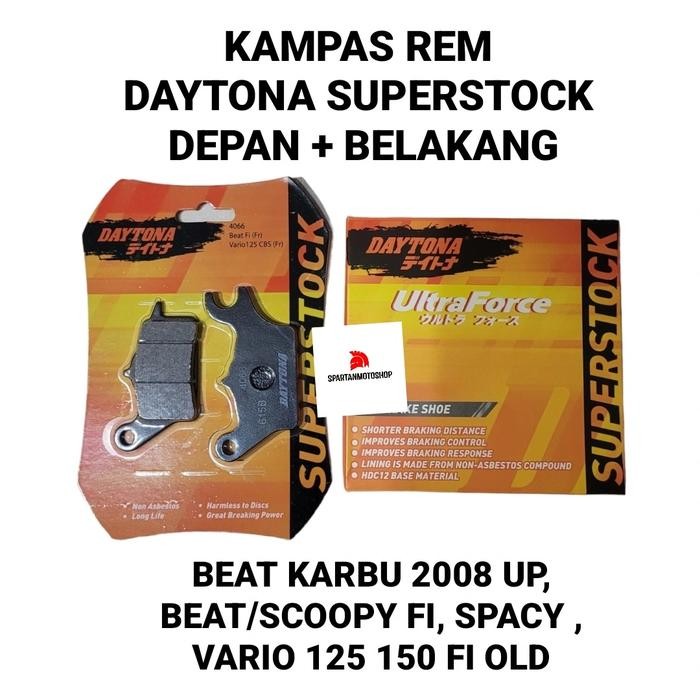 Kampas Rem Beat Scoopy Spacy Vario 125 Fi Old Vario 150 Old Daytona