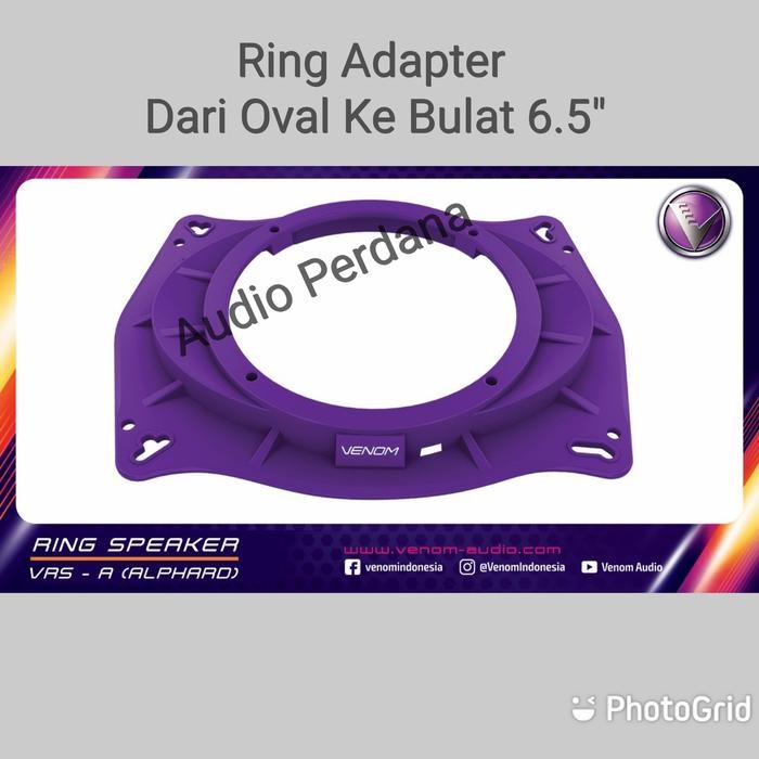 Ring Mat Adapter Speaker Alphard Dudukan Dari Oval Ke Bulat 6.5 Inch TERLARIS