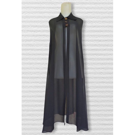 Terbaru Rf - Long Outer Cardigan Kardigan Gardigan Wanita Panjang Fashion Muslim Kekinian Terbaru