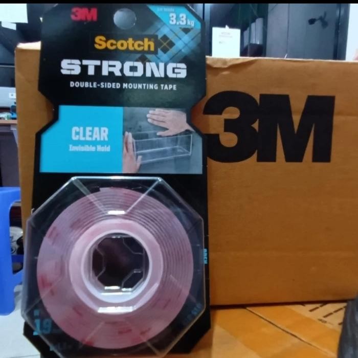 

meta Double Tape 3M 410-S19 Clear Mounting Tape 19mm x 1,5 meter Bening