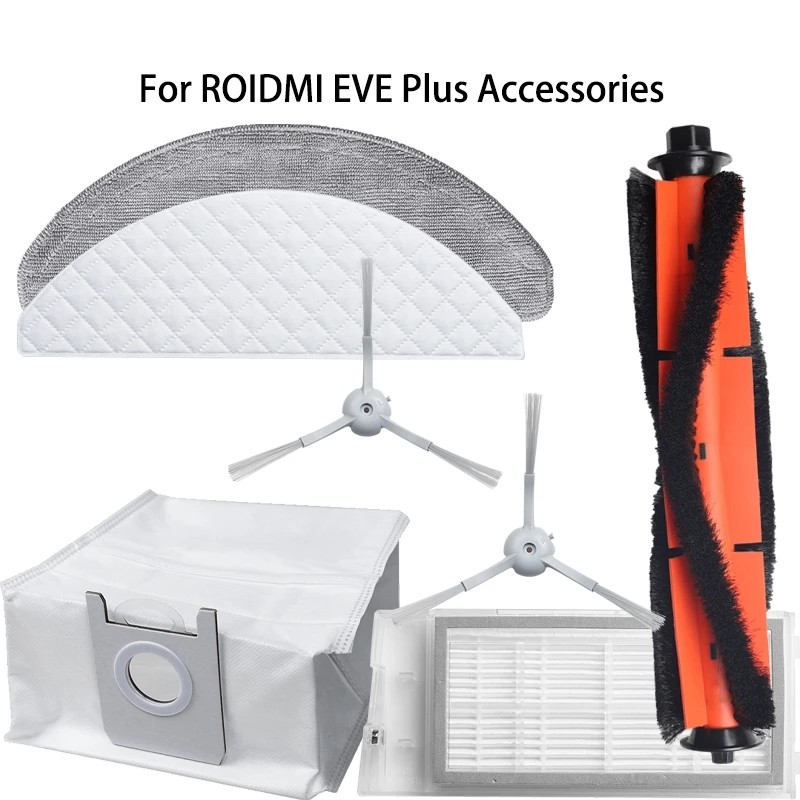 Replacement For  Roidmi Eve Plus SDJ01RM For ROIDMI EVE Plus Vacuum Cleaner Parts Dust Bag Disposabl