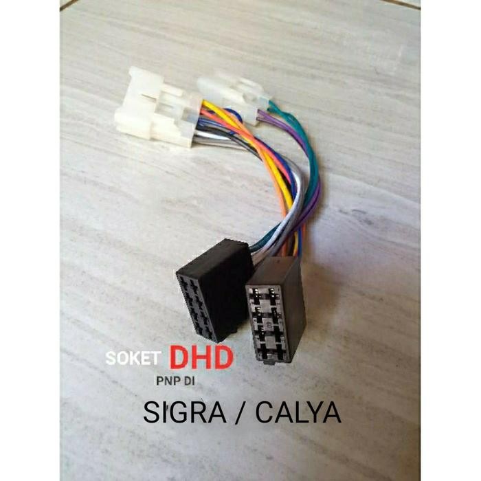 PREMIUM soket head unit DHD to SIGRA/CALYA plug N play