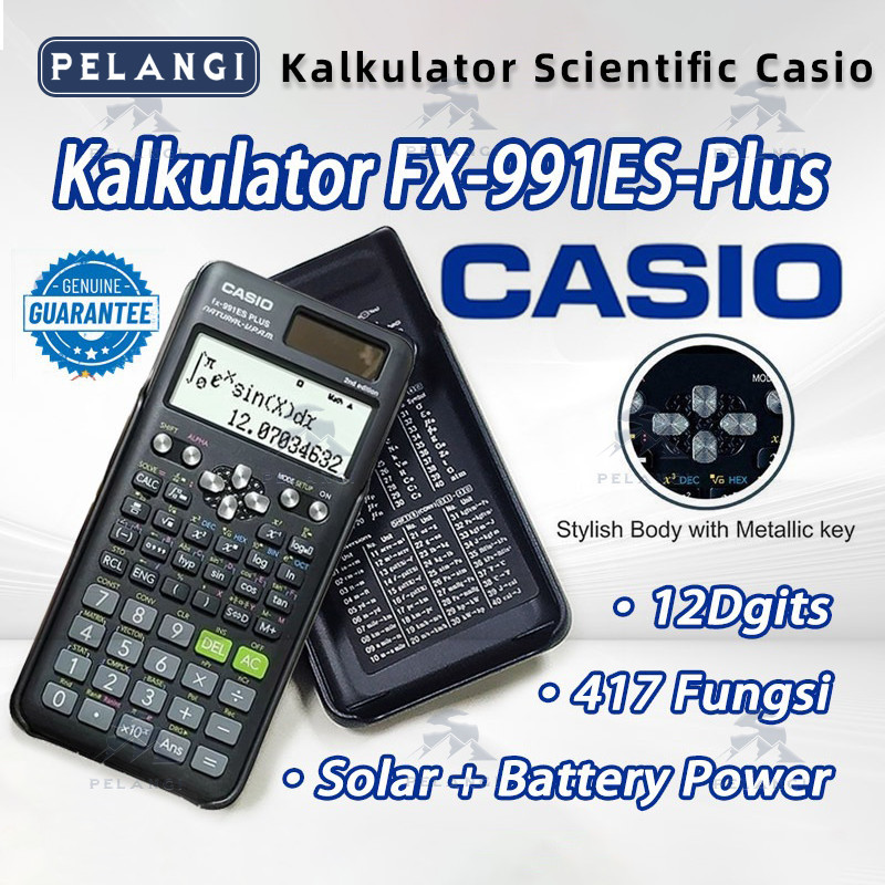 

Kalkulator Scientific Casio ilmiah FX-991EX/991ES-Plus Kalkulator Casio Scientific Calculator Casio