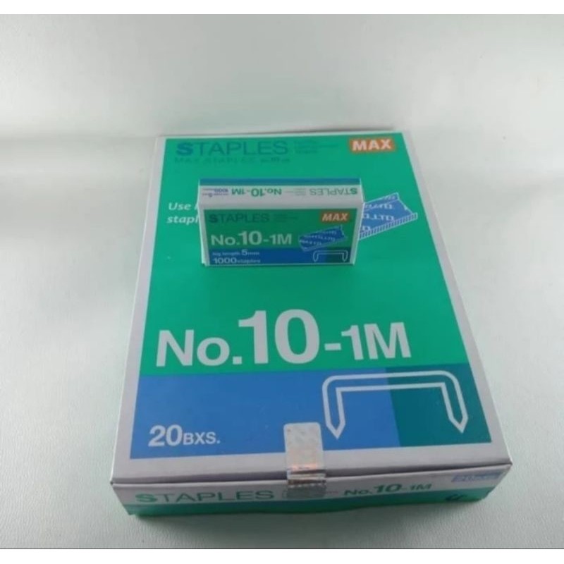 

isi staples kecil max no.10 original staples
