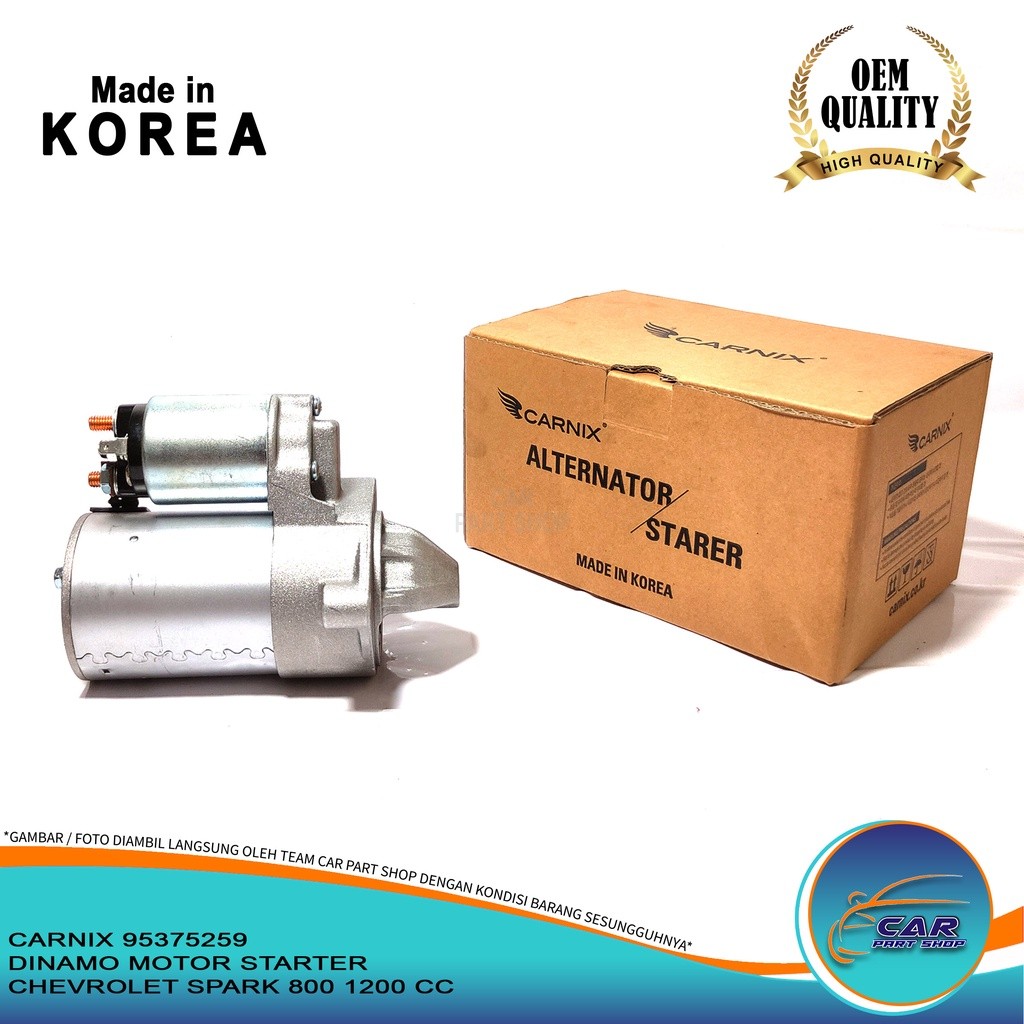 DINAMO MOTOR STARTER CHEVROLET SPARK 800 1200 CC