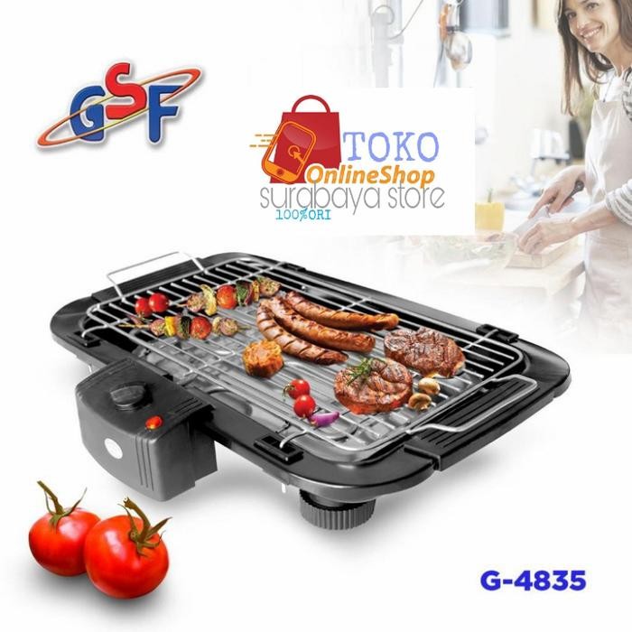 PREMIUM BBQ elektrik grill pemanggang panggangan sate listrik GSF G-4835