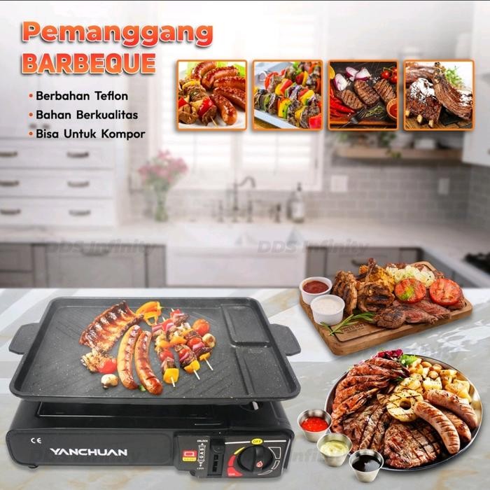 PREMIUM Grill Pan Yakiniku alat panggangan daging / alat panggang BBQ Grill