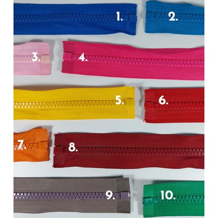 PREMIUM Resleting Jaket YEE 50cm - 70cm Gigi Kasar Sleting Jaket YEE 50-70cm