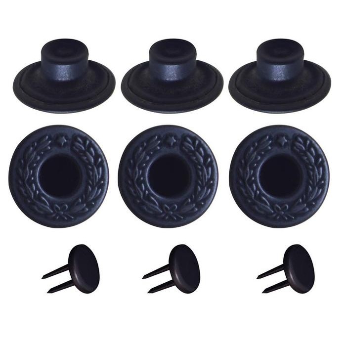 PREMIUM Kancing Jeans YKK Japan 17 mm Anti Karat Motif Padi