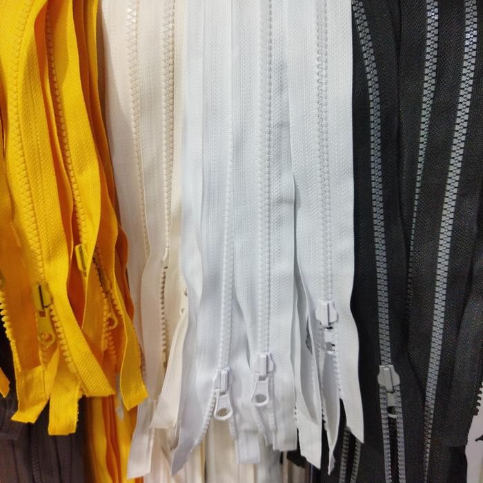 PREMIUM Resleting Rit Jaket Bolak Balik Vislon Gigi Besar LION 70 cm