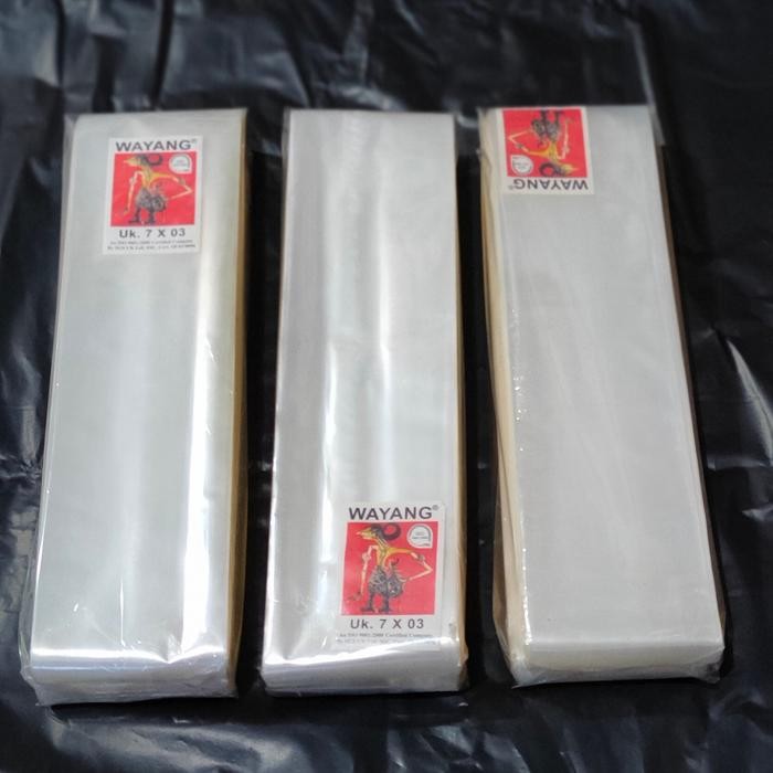 LgsgKirimHariyangSama, PLASTIK PP ROLL 7Cm/03Mic PLASTIK BENING CAP WAYANG