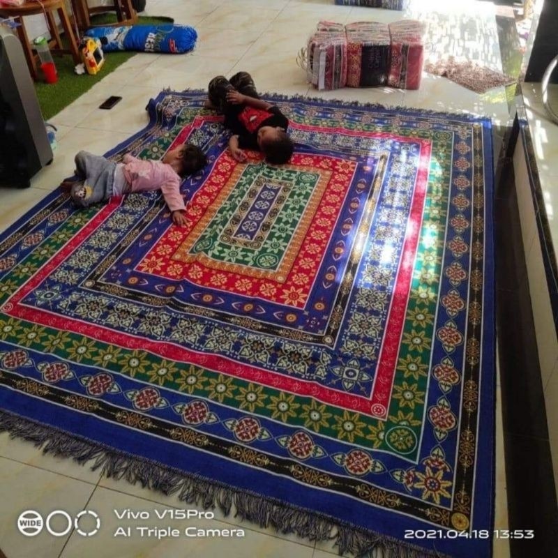 KirimLgSg-AMBAL KARPET JUMBO PERMADANI TURKI RETRO UKURAN 205CM - 240CM KARPET LANTAI -good