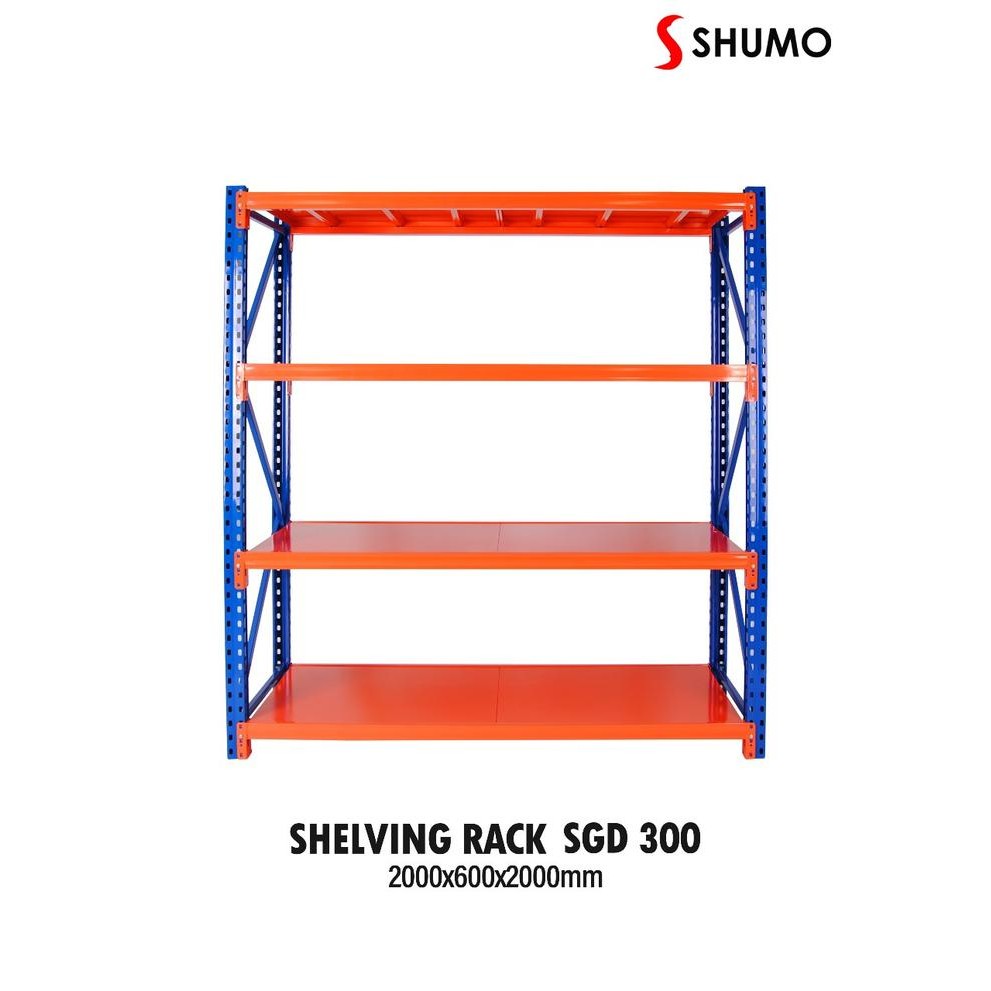 SHUMO Rack Pallet Heavy Duty Rak Besi Gudang Pabrik Rak Penyimpanan Barang