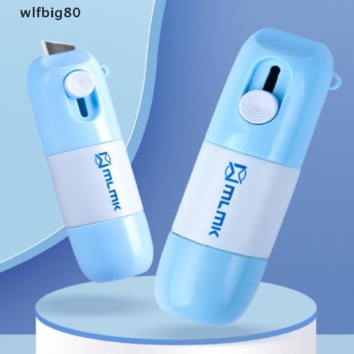 Tip-Ex Penghilang Informasi Resi + Cutter stamp roll Mini 2 in 1