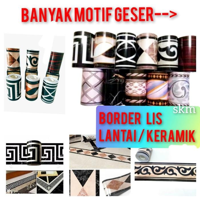 [ REDY ] WALLPAPER LIS WALLBORDER BORDER STIKER STICKER DINDING LANTAI GRANIT KERAMIK RUANG TAMU