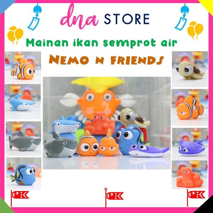 BBshOp,- Mainan anak ikan semprot air / mainan air ikan nemo