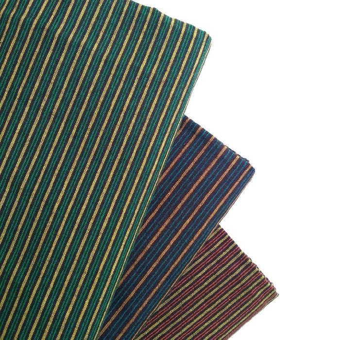 TERLARIS Kain Lurik Hijau / Kain Lurik Tenun Hijau / Bahan Baju AJawa READY STOCK