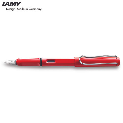 

Ready JT LAMY Safari Fountain Pen - Red M