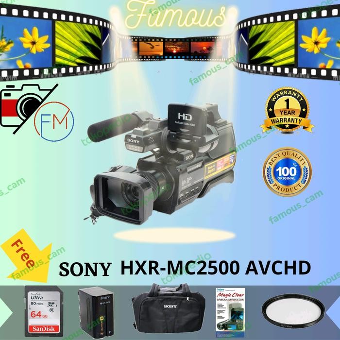 CAMCORDER SONY MC 2500 ; HANDYCAM SONY HXR-MC2500