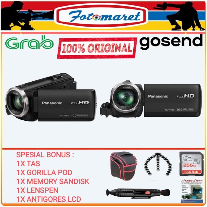 PANASONIC CAMCORDER HC-V180 / HANDYCAM PANASONIC HC-V180 ORIGINAL