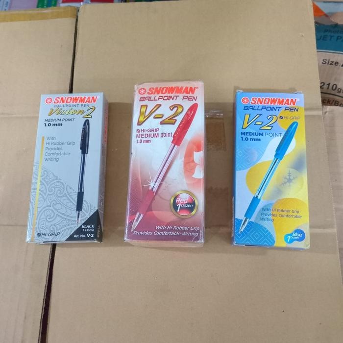 

Ready JT Snowman ballpoint pen V2 Hi-Grip Medium point 1.0 mm.