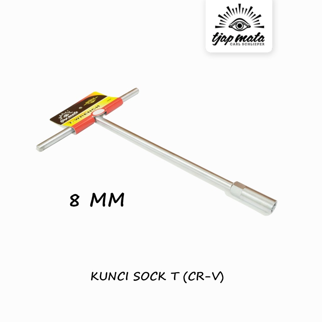 TJAP MATA / CAP MATA Kunci Sock T / T Wrench 8 MM CR-V