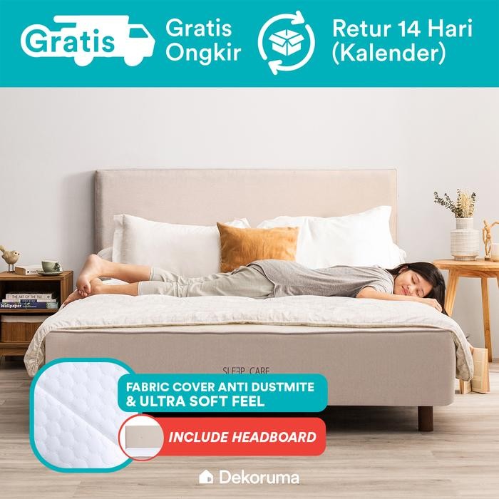 Kenko Set Kasur Spring Bed (Medium Firm) uk 160x200 dan Headboard