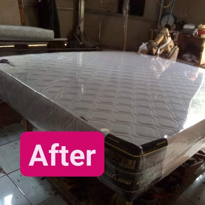 SPRINGBED 180 GANTI KAIN TAMBAH BUSA REPARASI