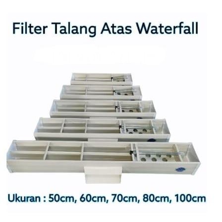 Pawretty- Filter Talang Waterfall / Talang Filter 40-100 cm / Top Filter Talang