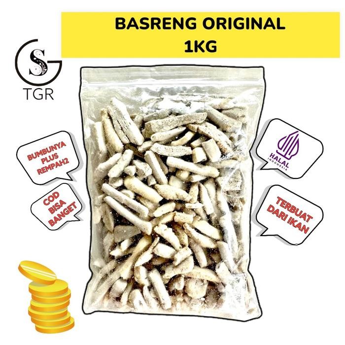 

Basreng Original 1Kg Baso Ikan Goreng Gudangsnacktgr Cemilan Food Pedas