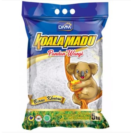 

Terlaris- Beras Koala Madu Pandan Wangi 5Kg