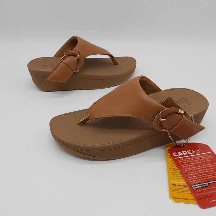 Sandal Fitflop Wanita / Sandal Fitflop Lottie Buckle Toe Flap Original