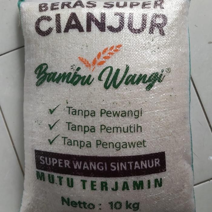 

Terlaris- Beras Pandan Wangi Murah - Merk Bambu Wangi 10 Kg