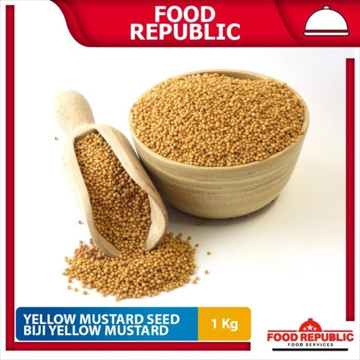 

Yellow Mustard Seed 1 Kg Biji Sawi Moster Seeds Grade A Premium