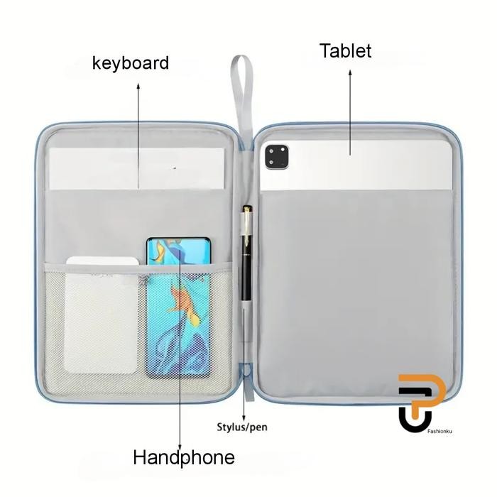 Kaisar.store5 Pouch Tablet 10 - 11.8 inch Tas Tablet Case