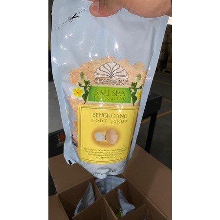 Ready selalu- REFILL Body Scrub Cempaka Bali Spa (Bengkoang) - 900 gr