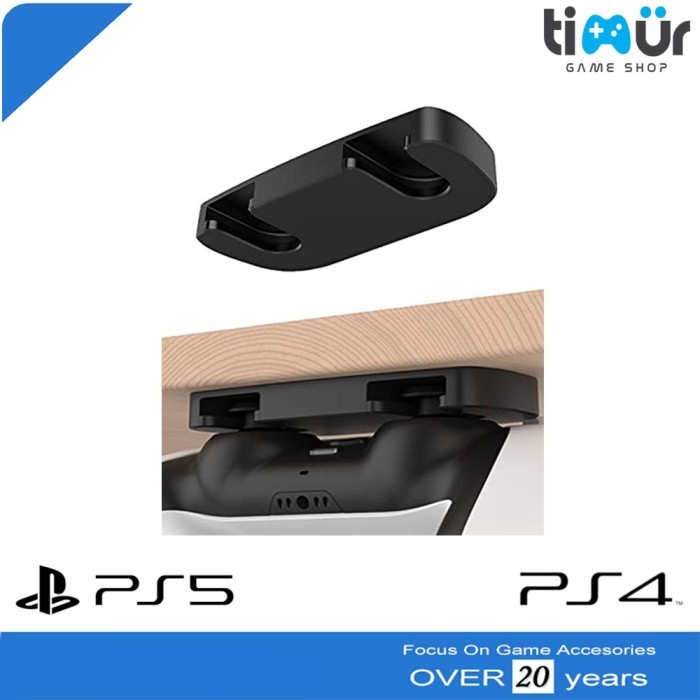Jasmin.store1 Bracket Rak Portable Bawah Meja TV Tempat Stik Stick PS3 PS4 PS5