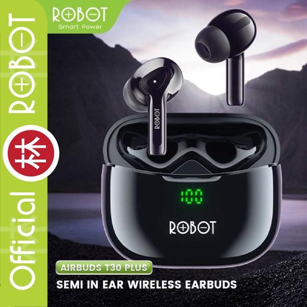 Robot Airbuds T30 PLUS TWS Wireless Earphone Original BT 5.3 New T30
