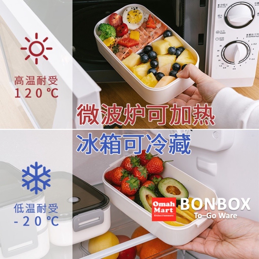 Lunch Box Kotak Bekal Makan Susun Set Tas Bekal Makanan Anak Dewasa Anti Tumpah Sekat