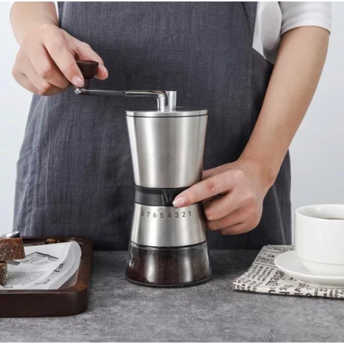 

Bid Coffee - Amazone Hot Selling High Quality Manual Coffee Grinder Ss Colour